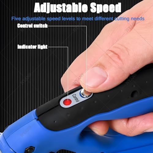 Adjustable Speed Electric Fabric Rotary Cutter - 100/110/125mm Round Blade Cutting Machine for Single & Multi-Layer Fabrics - Precision Scissors RCS-100B