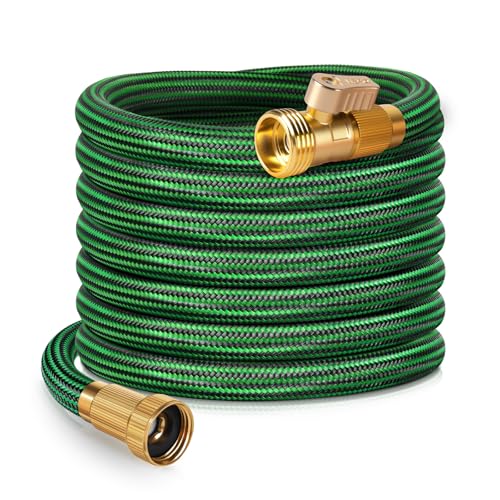 Garden Hose 25 ft NON-EXPANDABLE Water Hose, Flexible & Lightweight Kink Resistant Hybrid Hose,