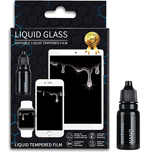 Liquid Glass Screen Protector|Wipe On Scratch and Shatter Resistant Nano Protection for All Hi-Tech Protection Phones Tablets and Smart Watches and Shatter Resistant Wipe On Nano Protection for Up to 9 Devices - â€‹Universal Fitï¼ˆ 5MLï¼‰