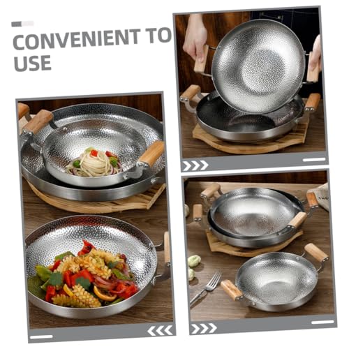 Wok de Acero Inoxidable con Doble Asa VALICLUD miniatura 4