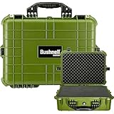 Bushnell 20 Inch Large Waterproof Hard Camera Case For Binoculars, Optics, Equipment, Shock Proof, and TSA Ready (OD Green)