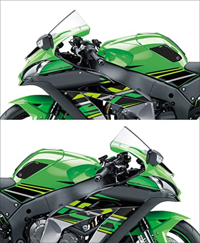 Image of 3D Embossed Bike Racing Tank Pad /Tank Sticker with SIDEPADS for Brand Specific Bikes Pack of 3 (BKTPSIDVAR) (YAMaAHA)
