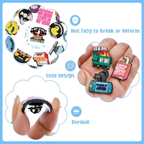 Image of Cute Pins Bulk,Funny Backpack Pin Lapel Badge Pins Set for Jackets,Hats,Backpack