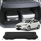 SCITOO Cargo Cover Shade for 2012-2018 Fit for Ford Focus Anti-Peeping Privacy Rear Trunk Luggage Security Shielding Cover, UV Protection, Tool-Free Installation
