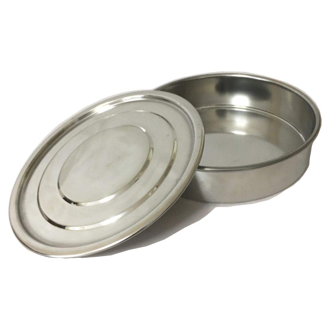 KimLab SS30 ?30cm Test Sieve Catch Pan and Lid,SS304