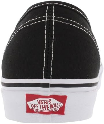 Vans Women's Low-top Sneaker, US:5 5.5 Women/4 Men Black (True White)