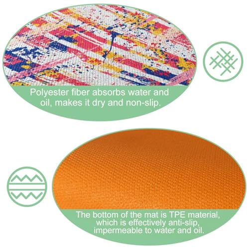 Alfombrillas de cocina absorbentes para proteger el suelo del cuarto de lavado 6