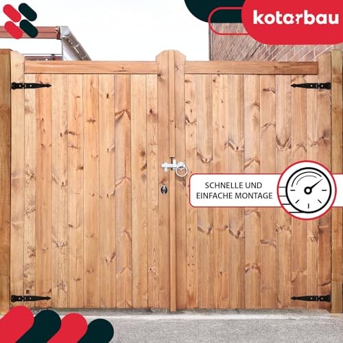 KOTARBAU® Werfgehänge Türband Torscharnier Pulverbeschichtet Ladenband Kreuzgehänge Türscharnier Band Scharnier Schwarz Rostfrei Top 200 mm