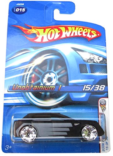 Hot Wheels 2006-015 First Editions Black & Silver Unobtainium I #15 of 38 1:64 Scale
