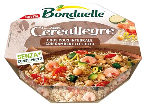 Bonduelle Cous Cous integrale con gamberetti e ceci 200g