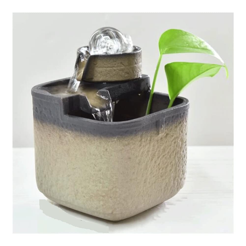 Fontaine de bureau en céramique pour réduire le stress au travail