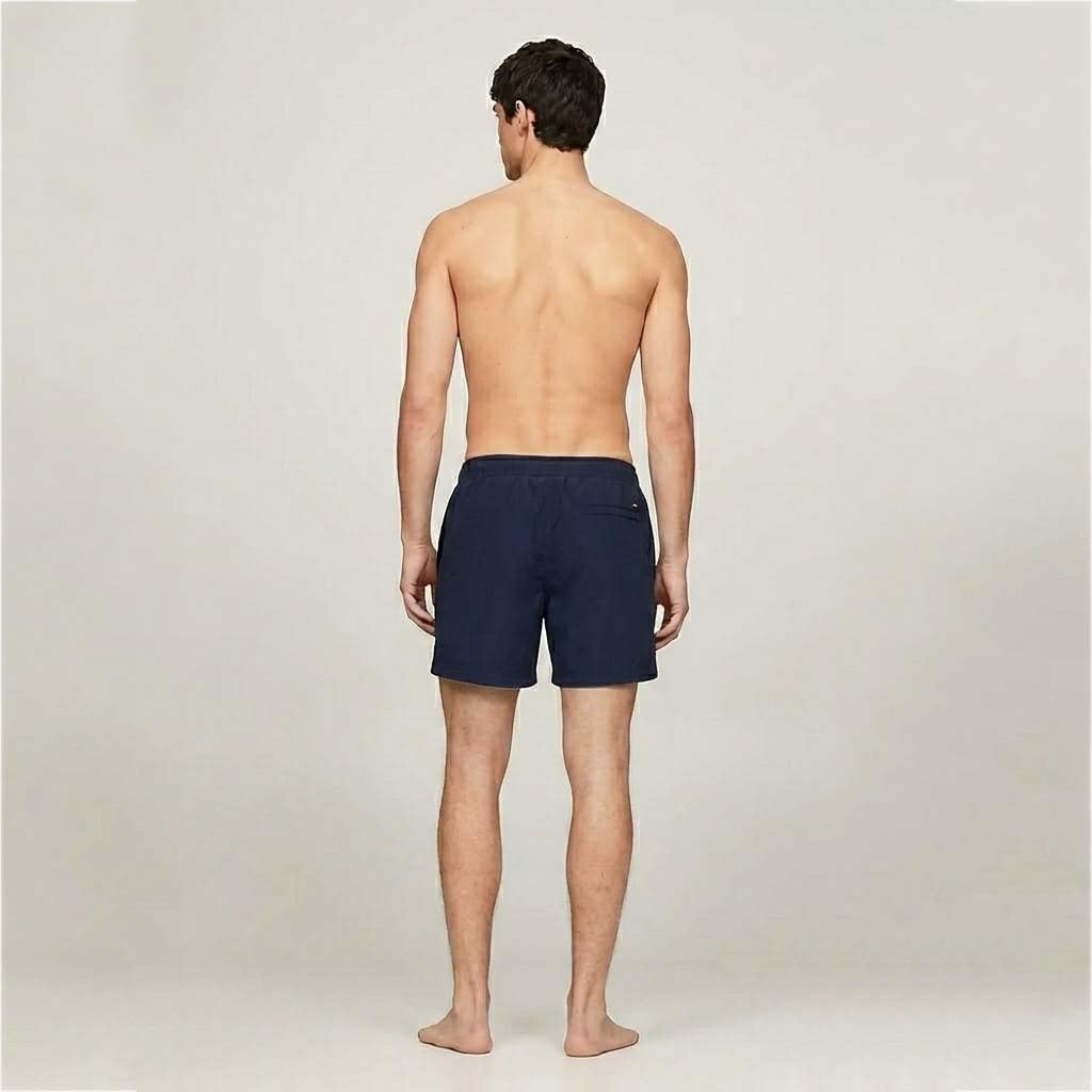 Tommy Hilfiger Flag Mid Length Swimshortsum0um03840 Short de Bain Homme (Lot de 1)