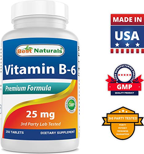 Best Naturals Vitamin B1 As Thiamine Mononitrate 100 Mg & Vitamin B-6 25 Mg #TOP7