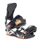 fijaciones snowboard tallas Sistema de entrada fácil. SP United Unisex - Fijaciones de Snowboard de montaña para Adultos, Negro, XL