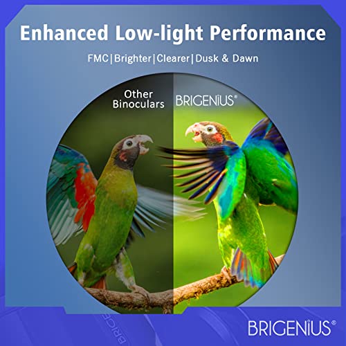 BriGenius 10x50 Binoculars for Adults Bird Watching,Super Bright High Power Binoculars with Low Light Night Vision… - Image 4