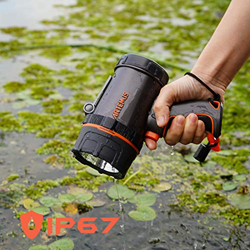 image for GOODSMANN Spotlight LED Rechargeable 1000 Lumen 12V Waterproof Flashli