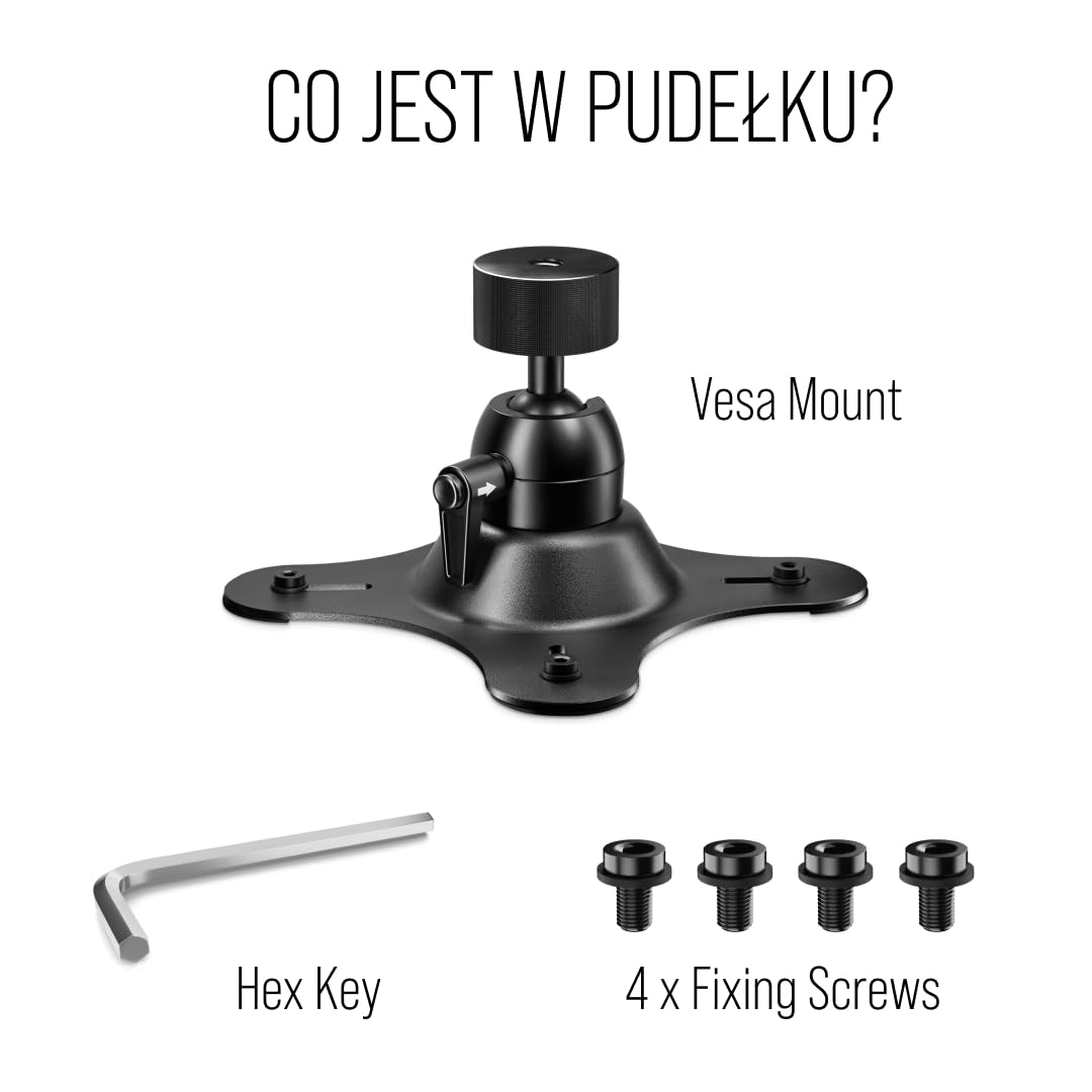 RØDE VESA Mount Regulowany system mocowania do RØDECaster Pro II dla stabilnego i regulowanego montażu (mocowania 75mm i 100mm)