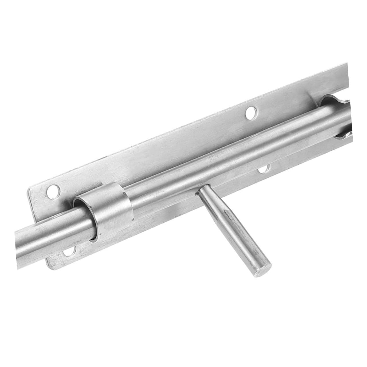 2 pièces Loquet de Porte Acier Inoxydable Épaissi Coulissant Résistant à Usure Serrure Sécurisée pour Portes Intérieures Bois et Portails Lot de Installation Facile