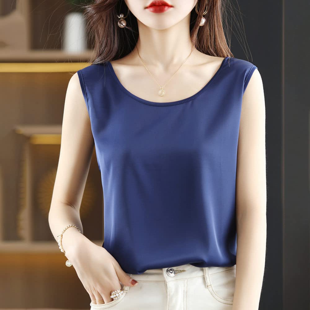 Débardeur Femme à Lanières Satin Polyester - Neuf Avec étiquettes