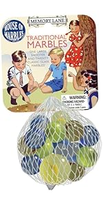 House Of Marbles Sheep Dropping Marbles - Net Bag Of 21 Unique Farm Theme Marbles