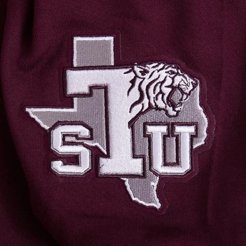 Pro Standard Mens Ncaa Texas Southern University Wingspan Pull Over Hoodie Wine by Pro Standard - Used condition - Image 5