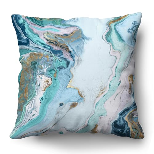 Americanflat 16x16 Throw Pillow with Sewn-in Insert - All-in-One Decorative Pillows - No Cover...