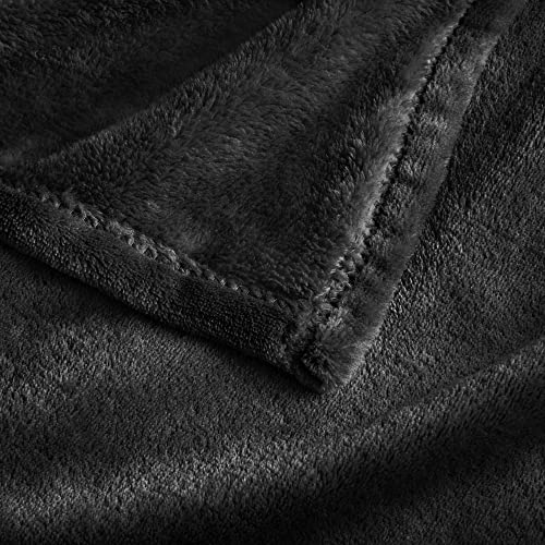 Image of BEDELITE Big Fleece Blanket 120 inch x 120 inch (10' x 10'), Super Soft Fluffy Fuzzy Oversized King Blanket for Bed, Couch, Sofa, Camping, Extra Large Fits Whole Family, Black