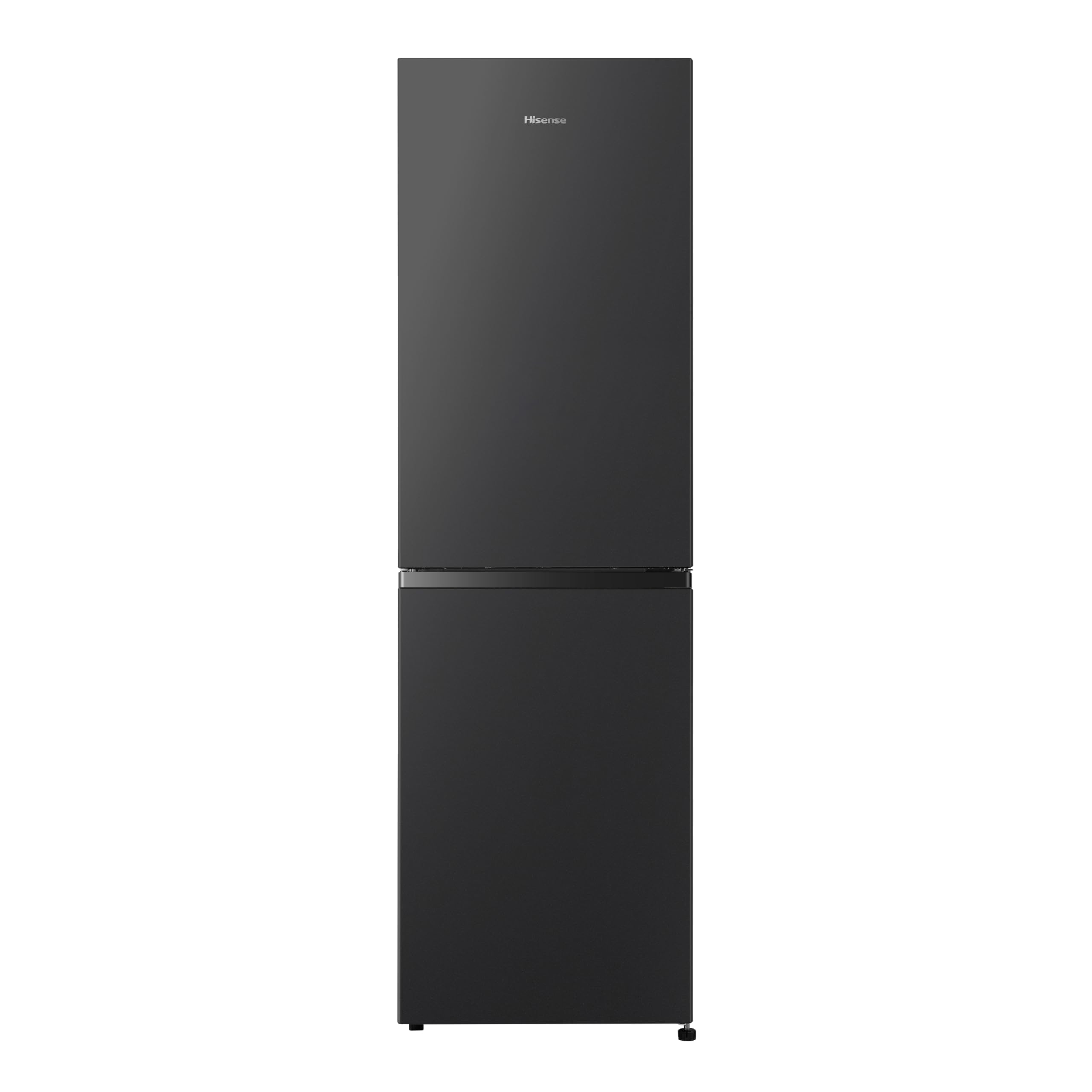 Hisense RB327N4BBE 55cm Freestanding 50/50 Fridge Freezer - 256 litre capacity - Total No Frost -LED Light - Reversible door - Silver - E Rated, H182.4 x W55 x D56.2 (cm) [Energy Class E]