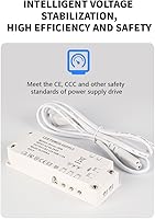 Vista 5 de 18 * 24inchesLED Mirror, Smart Bathroom Mirror with Lights, Anti-Fog, Tempered Glass, 3 Colors Dimmable, Front and Backlit, CRI 90+, Wall Mounted