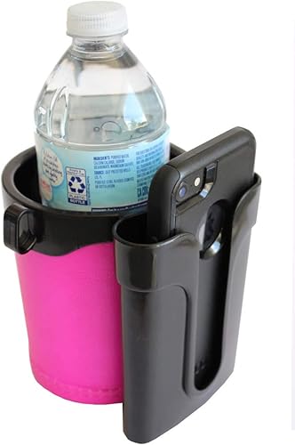 Miniatura 2 de BikeCupHolder - Teléfono celular - Llaves - Combo de soporte para crucero de playa - Bicicleta de viaje