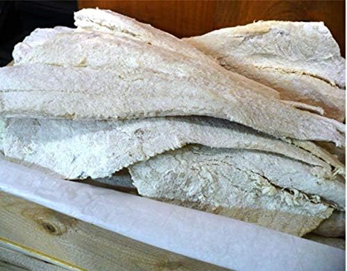 Dried Salted Cod Baccala Without Bone Bacalao 1.5 Pounds (Includes Our Complimentary Fridge Magnet)