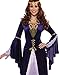 Rubie's Costume Deluxe Guinevere With Headpiece, Purple/Black, Small Costume