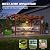 SENPUST 12' x 10' Outdoor Wood Pergola, Wooden Pergola Grape Trellis, Perfect for Climbing Plant Support, Garden, Terrace, Backyard, Deck, Brown