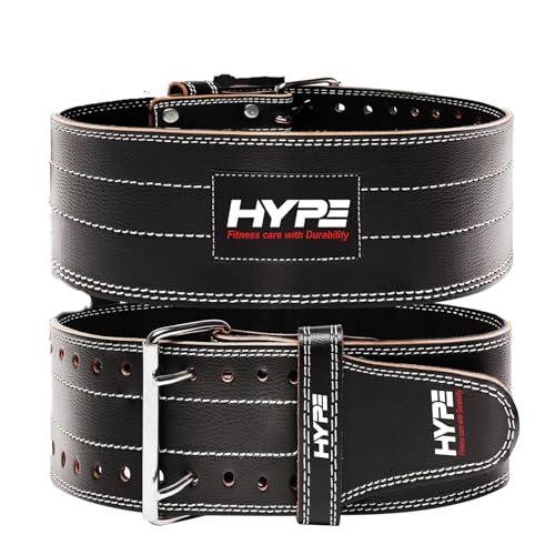 Ceinture de dynamophilie 13 mm en cuir robuste pour la stabilité des squats