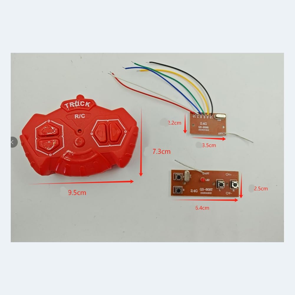 Module de Télécommande à Quatre Voies 2,4 G 4 Canaux RC Émetteur Récepteur Circuit Imprimé
