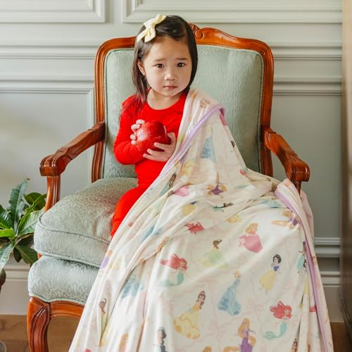 Image of Copper Pearl Jumbo 3-Layer Baby Blanket: Soft Baby Quilts for Boys and Girls | Breathable, Cozy, Toddler Blanket | Baby Quilt for Newborns | 60x72 Premium Material | Disney Princess
