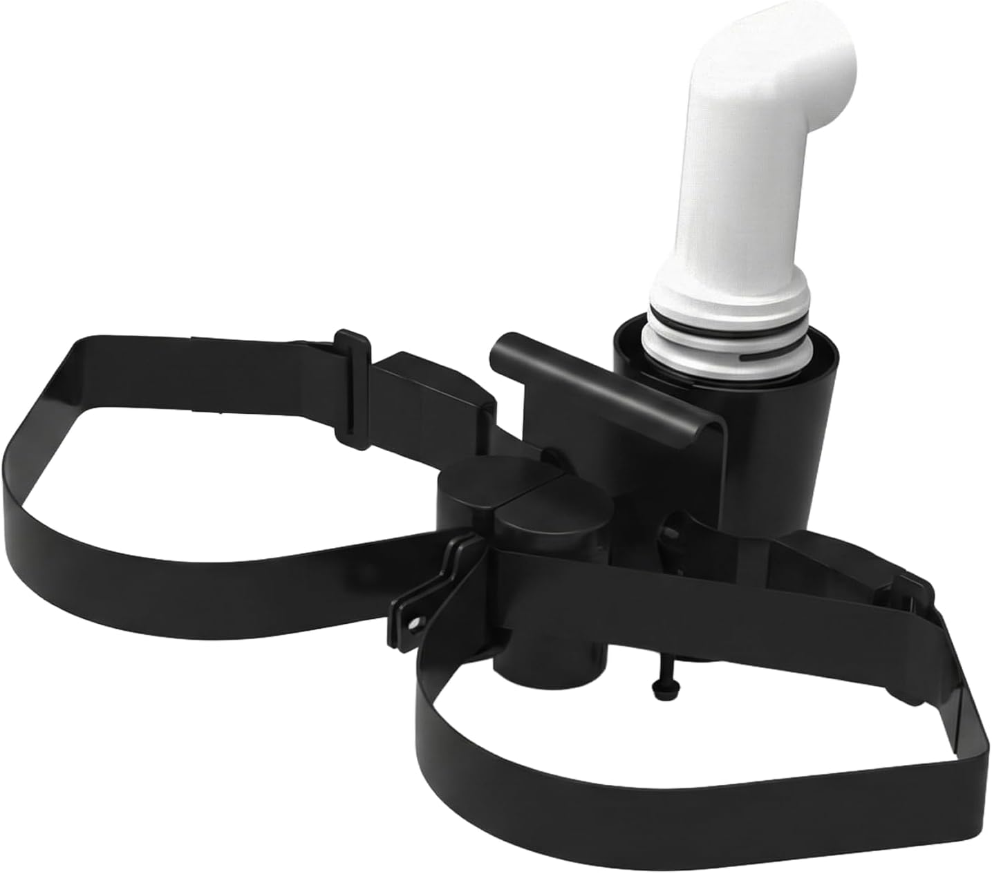 Evolution Golf Bag Holder Attachment with Sand Bottle Kit - Fits Golf Carts 4 & 6 Passenger Model - Durable Golf Cart Bag Carrier with Easy Installation, Secure Fit & Weather Resistant Design | Black