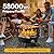 VIVOHOME Portable 58,000 BTU Propane Fire Pit, 20-Inch Smokeless Outdoor Design with Carry Bag, Tank Holder, Ideal for Patio, Backyard, Camping, Tailgating, Deck, RV