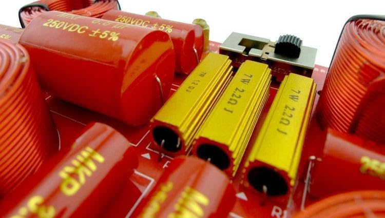 Generic 1pcs 280W Double Woofer Speaker Frequency Divider Audio Crossover Filter US-685C