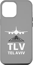 iPhone 14 Pro Max TLV Airport Tel Aviv, Israel Airplane Landing on Runway Case