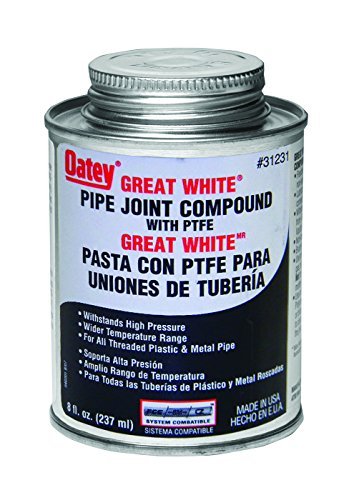 Oatey Great White White Pipe Joint Compound 8 oz.