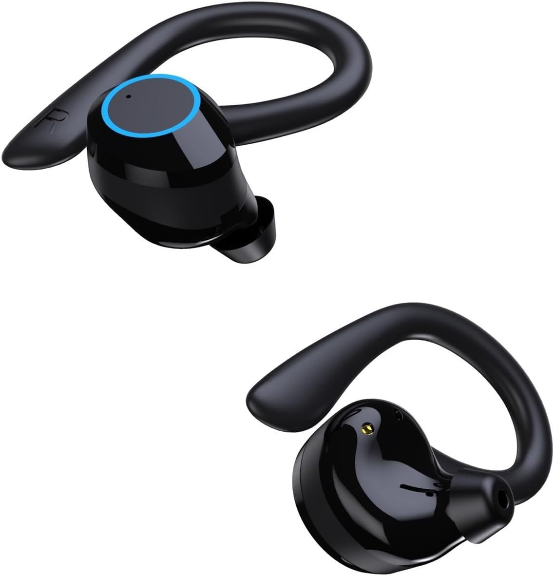 Compatible for Wireless 5.0 Headphone Touch Control Sports Waterproof Bluetooth Earphone 9D Bass Stereo Headset Microphone