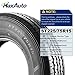 MaxAuto 4PCS Trailer Tires 225/75R15 10 Ply Load Range E Radial Perfect Tread Pattern for Heavy Duty 15 Inch Rim Travel Tractor Camper Trailers
