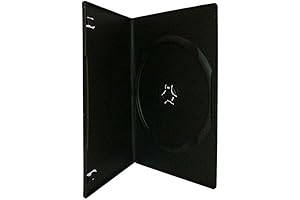 Maxtek 7mm Ultra Slim Black Single CD/DVD Case (100 Pack)