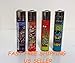 24 Pcs Brand New Full Size Refillable CLIPPER Lighters Assorted Style Multiple Design Lighter