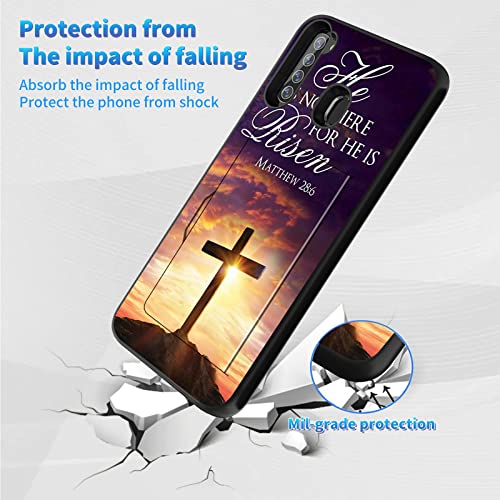 Étui Samsung Galaxy A21 antichoc pour éviter les bris d'écran de 6.5"