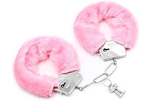 Pink Fuzzy Handcuffs: The Ultimate Dress-Up Accessory for Kids