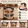 Christmas Puppy Dishwasher Magnet Cover Decorative Full Door Magnetic - 2