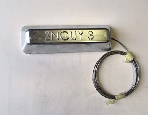 ZNGUY 3 ánodos de zinc con cable de 10 pies