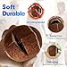 Precut Tennis Balls for Walkers 4PCS, Heavy Duty Long Lasting Felt Glides, Universal Fit for Most Walkers & Furniture Legs, Easy Installation, Floor Protection, Senior Walker Accessories(Brown)